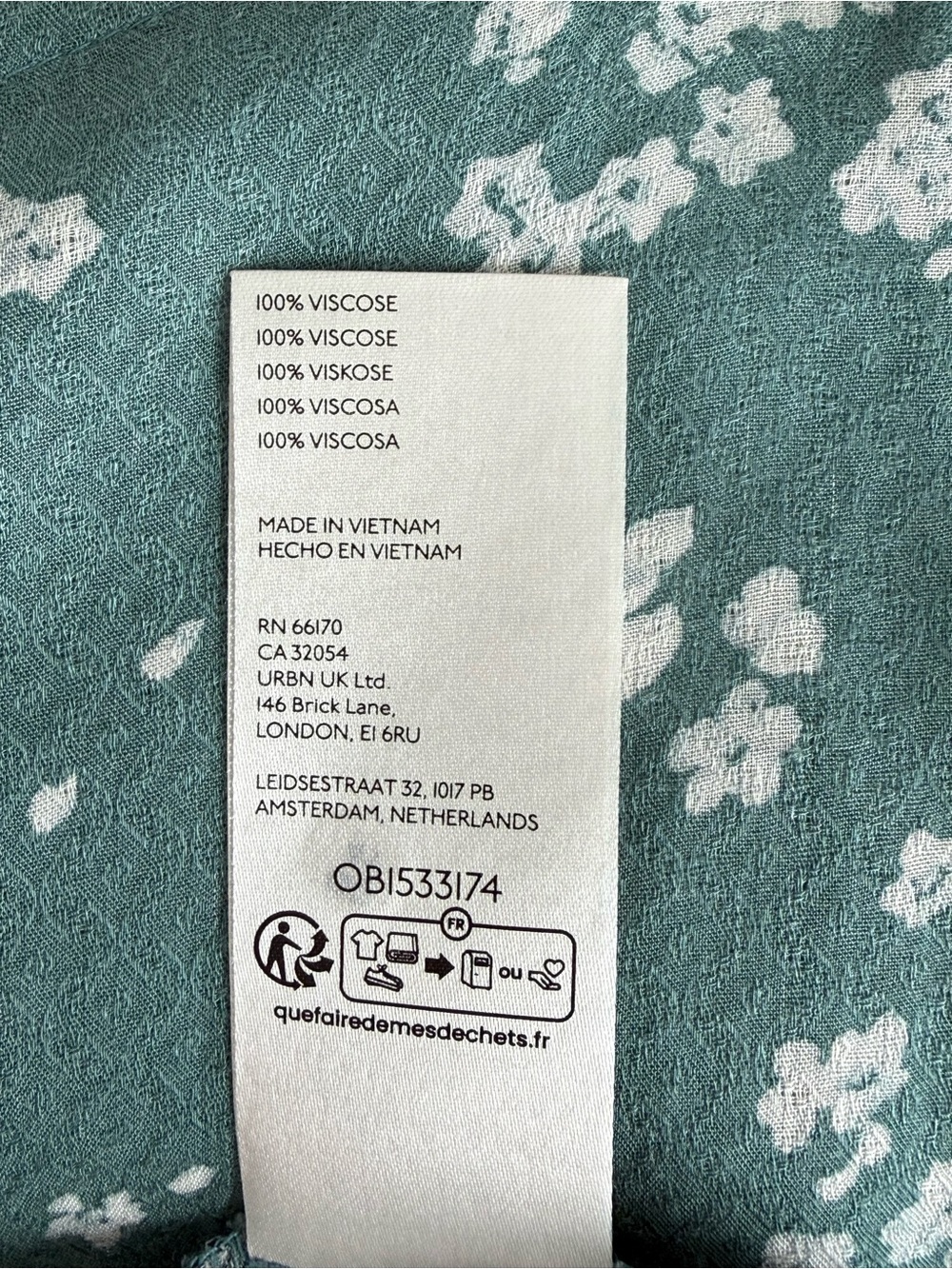 Free People Sage Green Floral Maxi Skirt - Picture 6 of 6